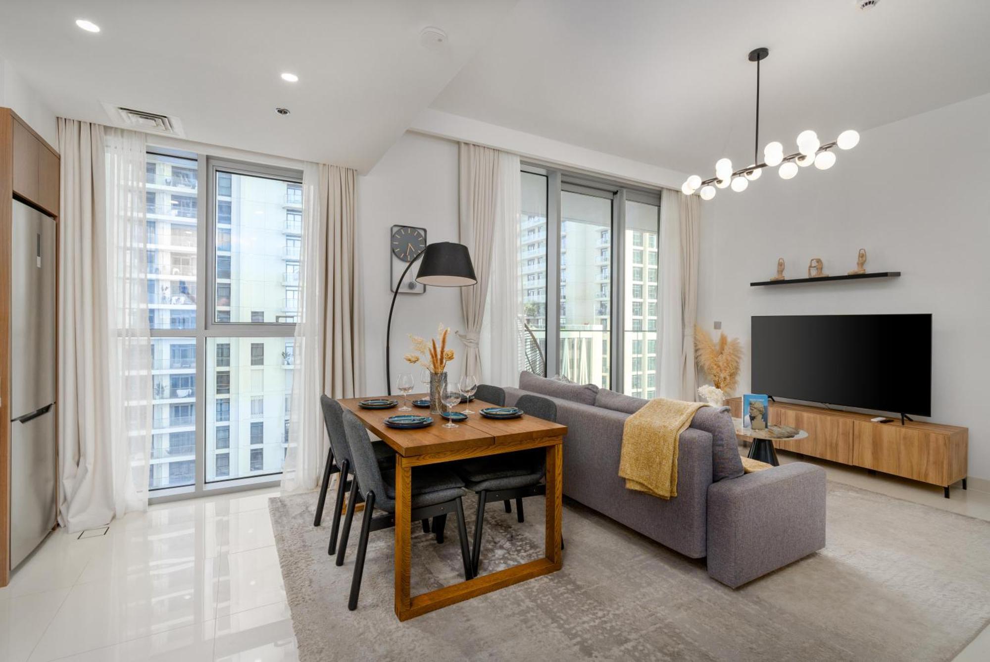 White Sage Sun And 1br At Isle Emaar Beachfront * Dubaï